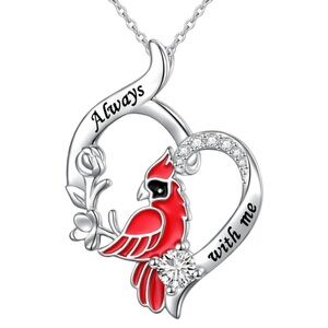 18k Angel Cardinal Diamond Necklace